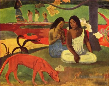 Joyeusete Arearea postimpressionnisme Primitivisme Paul Gauguin Peinture à l'huile